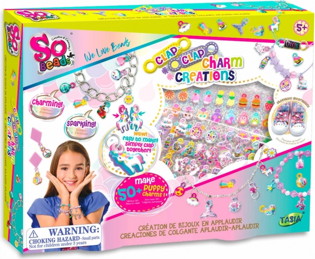 Tasia Clap Clap – creative set of bracelets and necklaces with charms
