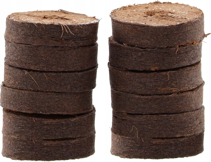 Peat pellets for clean, strong roots