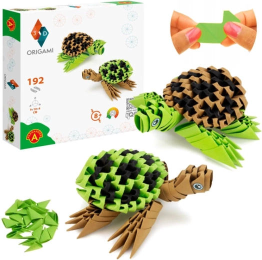 Alexanderi loominguline komplekt 3D origami – kilpkonnad