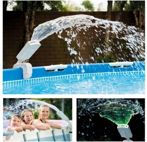 Decorative water effect and better circulation