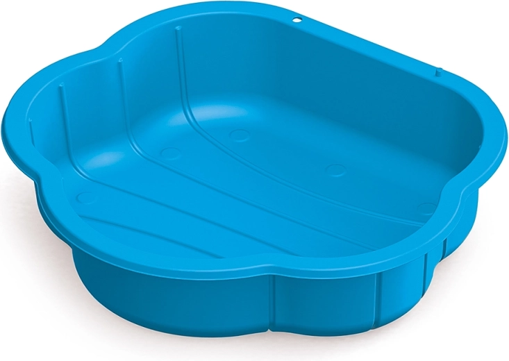 Sinine plastist karbikujuline liivakast