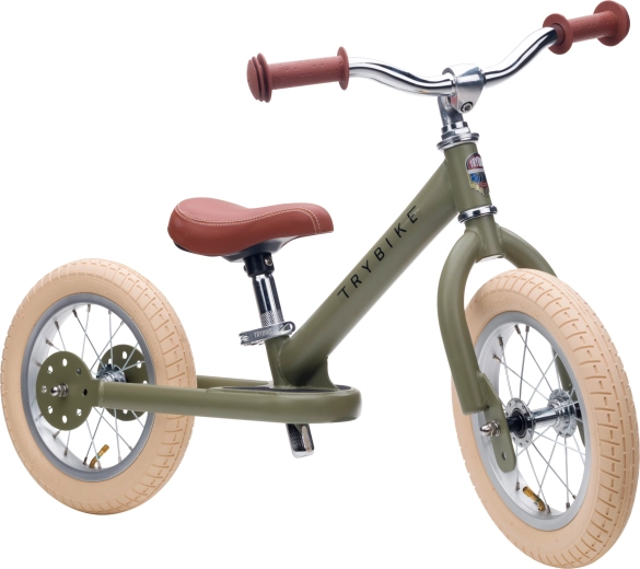 2-in-1: tricycle for beginners, balance bike for advanced riders