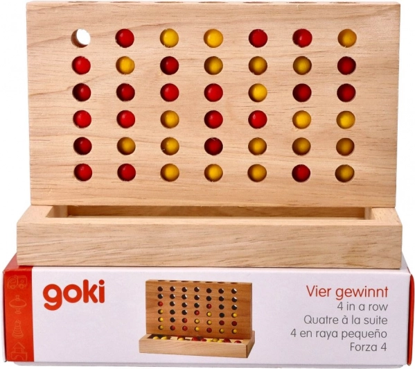 Goki puidust mäng „Neli ritta“