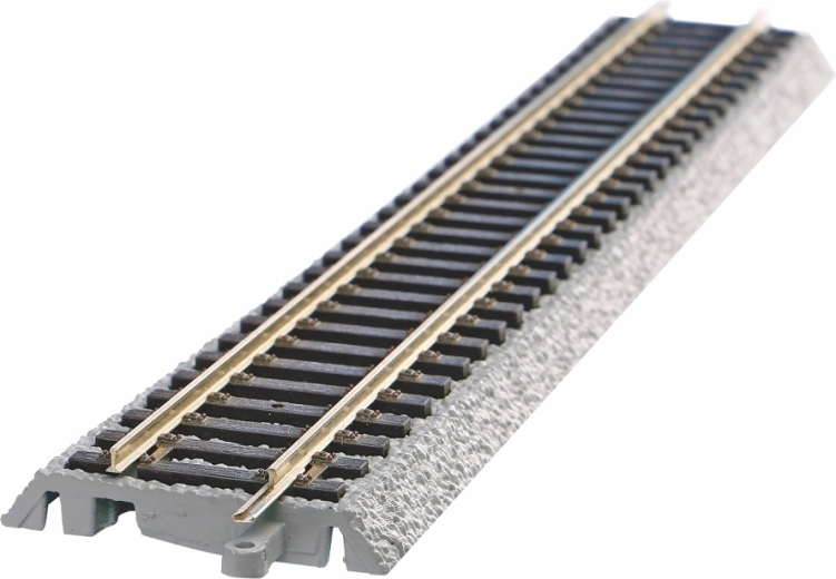 Easy snap‑in track with integrated ballast