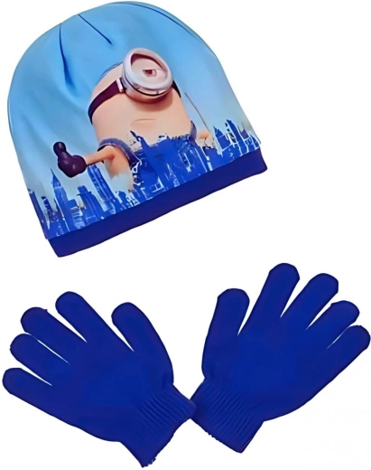 Mimoonide mütsi ja kinnaste komplekt