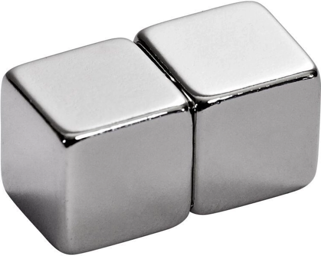Neodüümmagnet kuubik 10 × 10 × 10 mm (2 tk)