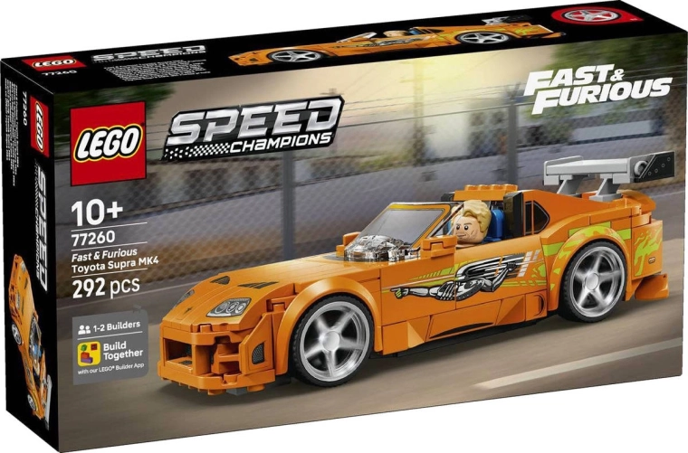 LEGO Speed Champions Kiired ja vihased Toyota Supra MK4