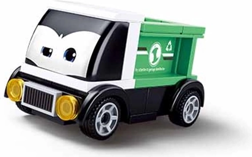 Sluban Power Bricks üleskeeratav auto Roheline veoauto