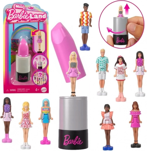 Mattel Mini Barbie Land – surprise in a lipstick Barbie or Ken