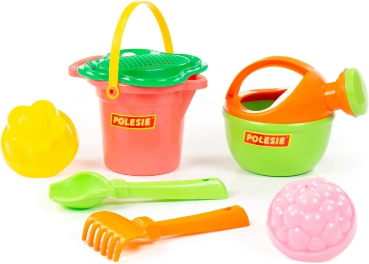Sand set with a small bucket and watering can - 1 piece