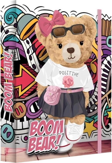 A4 jumbo vihikukarp Max Junior Boom Bear (karu) - 1 tk