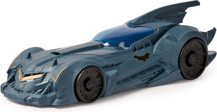 Ikoniline Batmobile vabalt pöörlevate ratastega