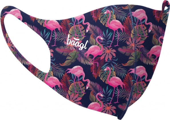 Baagl antibakteriaalne mask täiskasvanutele – Flamingo