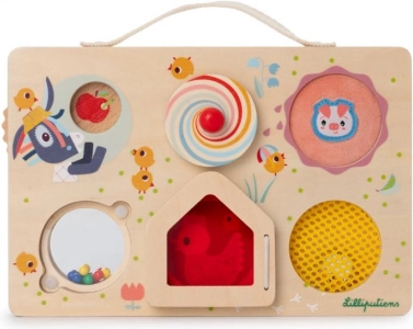 Lilliputiens wooden activity panel - farm adventure