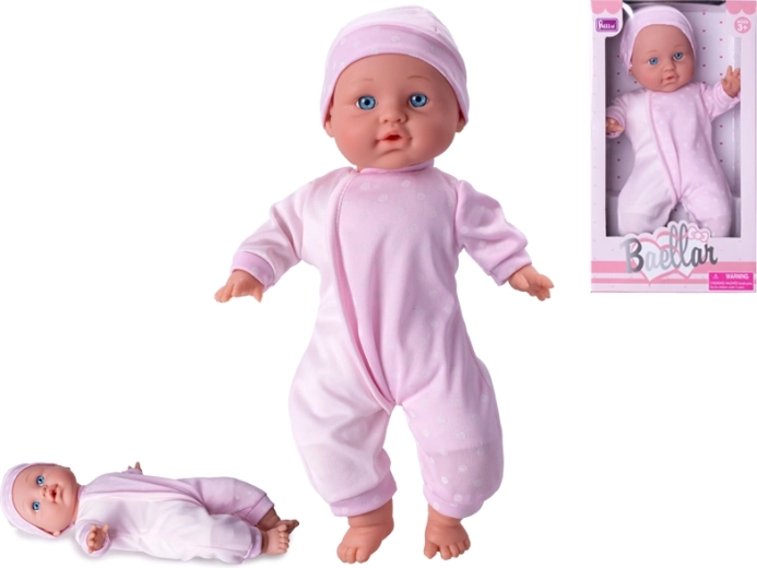 Beebinukk 30 cm pehme kehaga, roosa