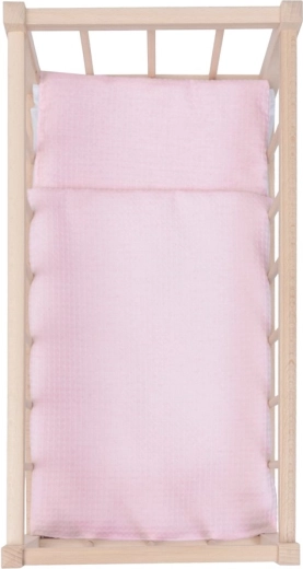 Soft bedding and mattress included