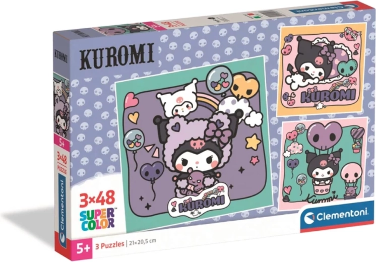 Pusle CLEMENTONI Kuromi 3×48 tükki
