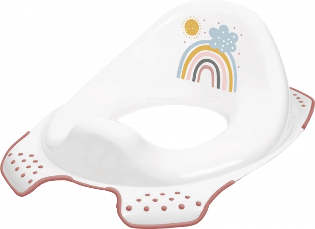 Laste WC-adapter Rainbow, valge