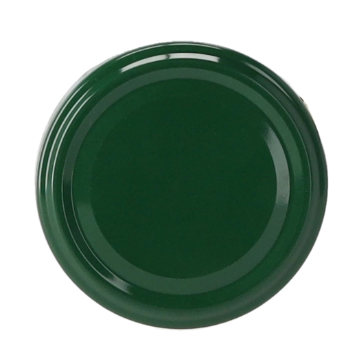 Green 66 mm Canning Jar Lid with Four Latches