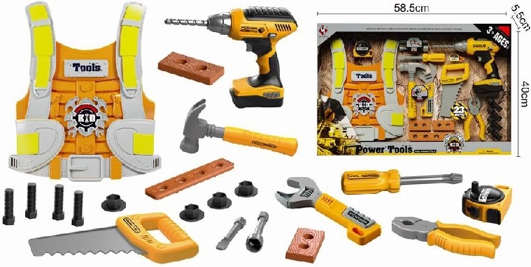 Kids' Tool Set with Vest