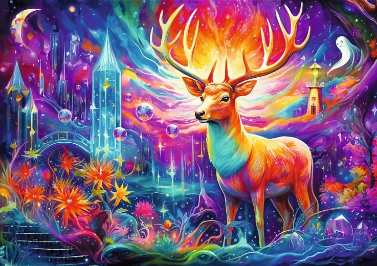 Pusle 1000 tükki – müstiline hirv DreamScapes