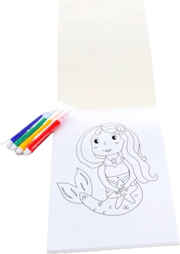 Includes 4 colored markers