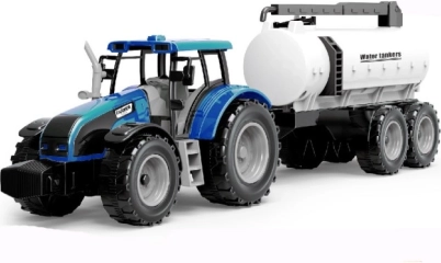 Hõõrdejõul töötav traktor haagisega