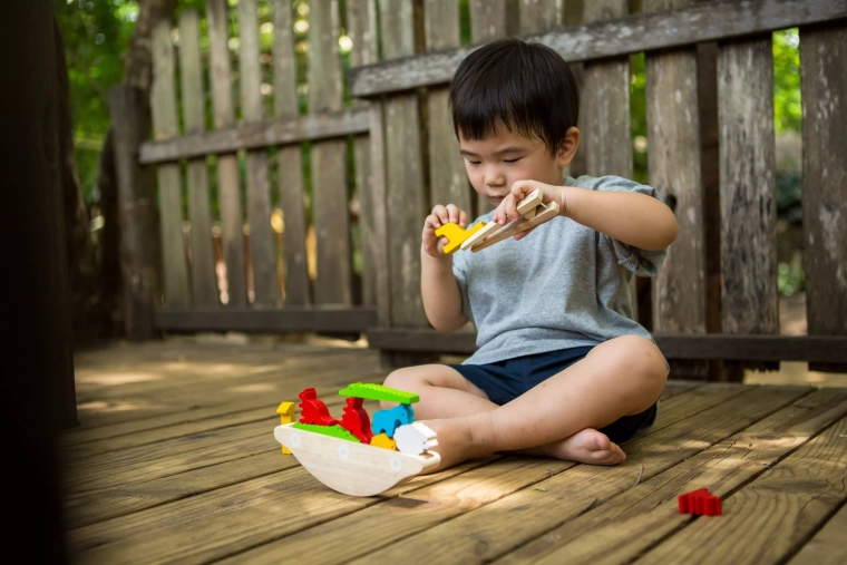 Eco-friendly wooden toy from PlanToys