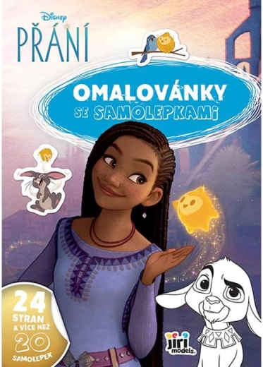 A4 Coloring Book with Stickers – Wishes