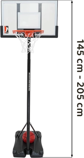 Reguleeritav korvpallikorv 205 cm koos tarvikutega