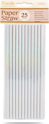 Pack of 25 paper straws