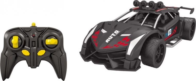 1:14 RC car with mist effect, black