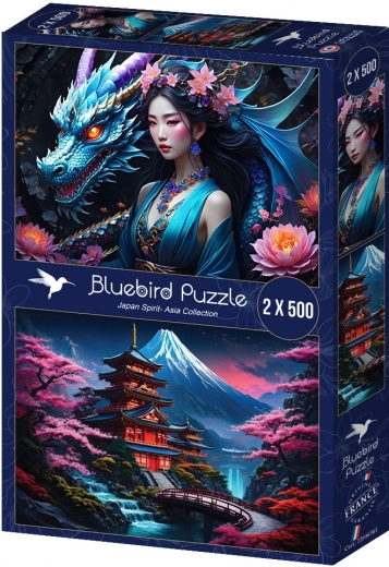 Jaapani vaim puzzle 2x500 tükki