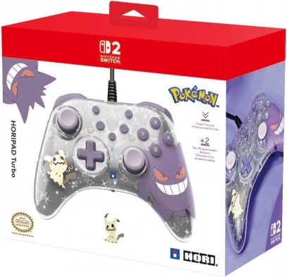 Juhtmega HORI Horipad Turbo Gengari ja Mimikyu puldi jaoks Nintendo Switchile