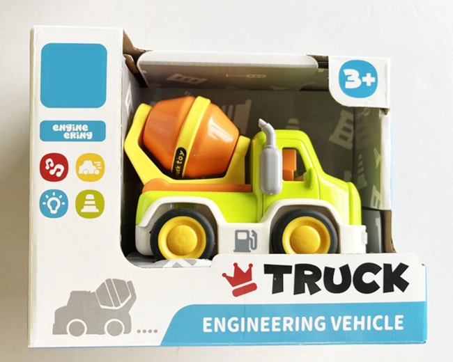 Interactive Concrete Mixer with Sounds and Lights