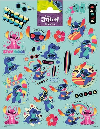STITCH Stickers – large sheet 15.6 × 20 cm