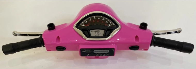 Children’s ride-on Vespa with pink handlebar - 1 piece