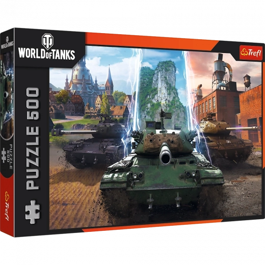 Pusle 500 tükki – World of Tanks: aeg tegutseda! Trefl