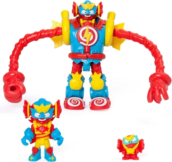 SuperThings Sugarfun Superbot Power Arms robot figuuride ja tarvikutega