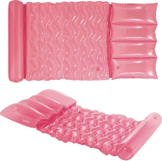Nafukateľné plážové ležadlo INTEX, roosa 173 × 89 cm