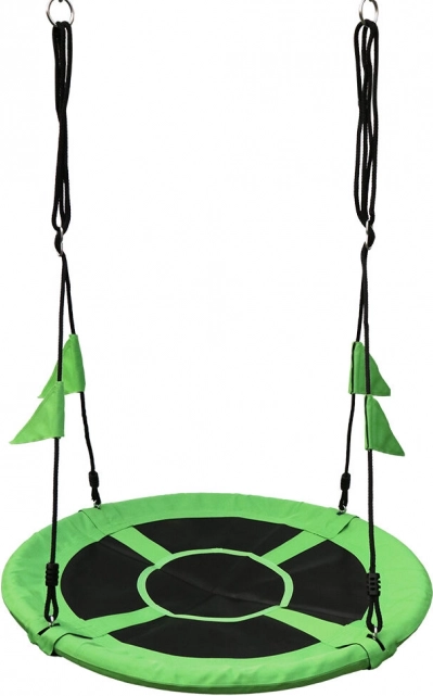 Kaasikupesa tüüpi kiik lippudega 100 cm – 2Kids Toys, roheline