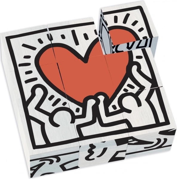 Vilac puidust klotsid Keith Haring