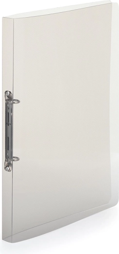 A4 Ring Binder from PP, 2 rings, smoke