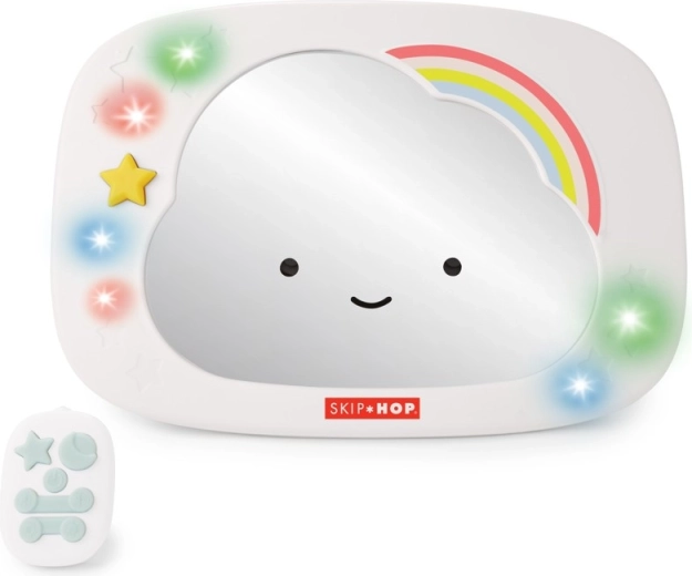 SKIP HOP Silver Lining Cloud tagavaate turvatooli peegel tulede ja helidega