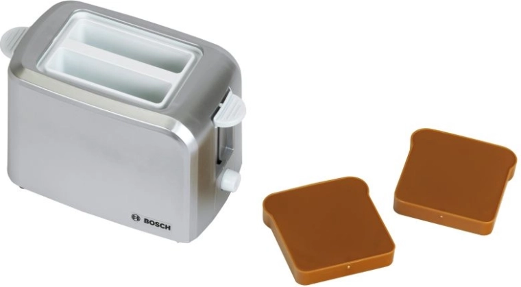 Toaster with popping toast