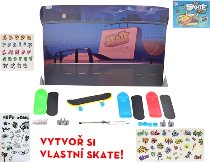 Creative Fingerboard Set 9.5 cm – Assembly and Decoration, 4 Decks