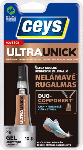 Sekundliim geel ULTRAUNICK 3 g