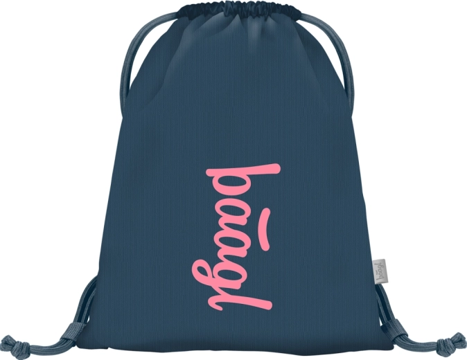 Baagl shoe bag Logo pink with GRS certification