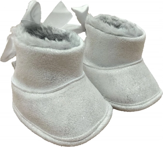 Antonio Juan doll boots – silver booties