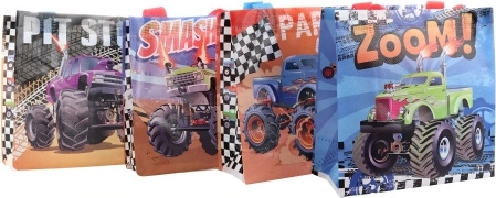 Plastist kinkekott MONSTER TRUCK 20 × 20 × 9 cm